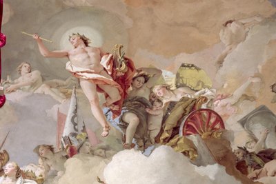 Apotheosis of the Spanish Monarchy (detail) by Giovanni Battista Tiepolo